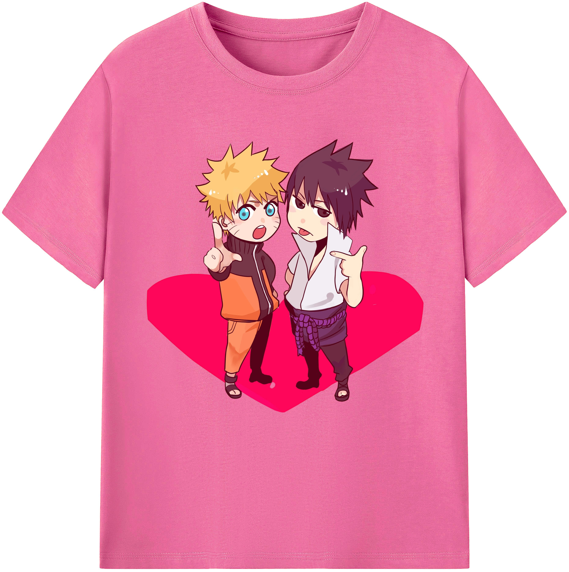 NARUTO -ナルト- うずまき ナルト Uzumaki Naruto レディースカジュアルプリントTシャツ（綿100％）